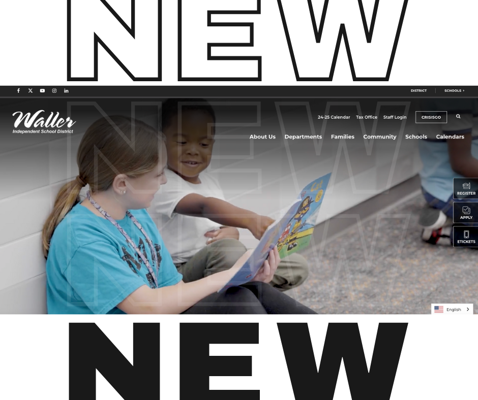 NEW! Waller ISD Website Launching